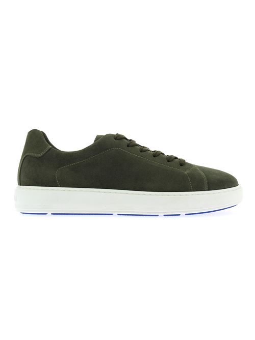 sneakers uomo in camoscio verde NERO GIARDINI | E302891U503